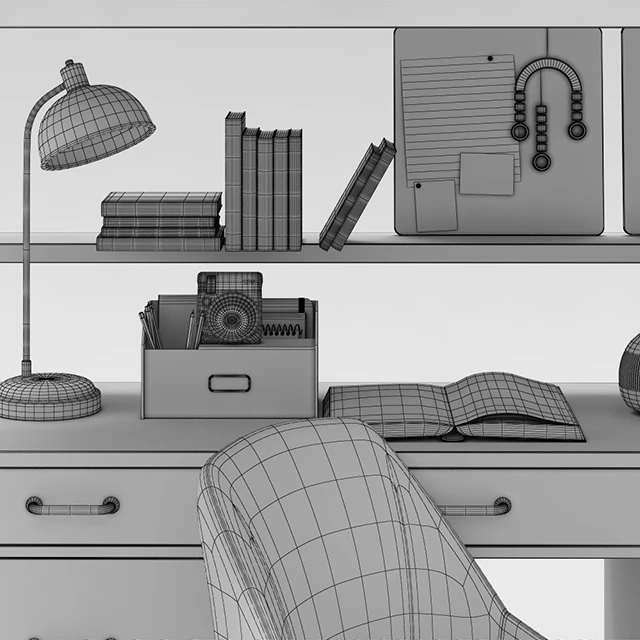 Waverly loft desk bed set from Pottery Barn — Descargar