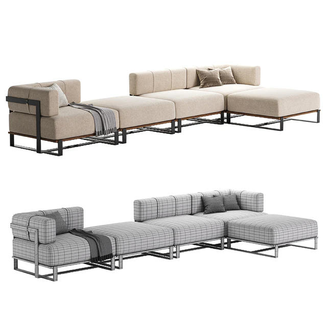 SALIM OUTDOOR SOFA 5 set — Скачать
