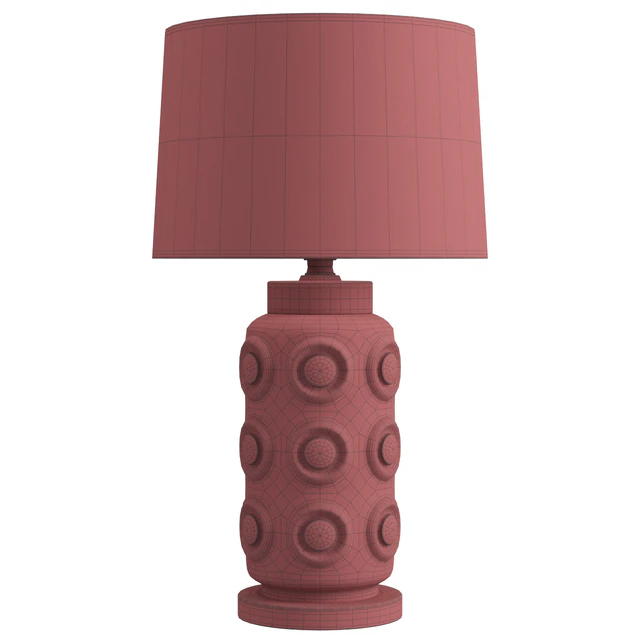 Contemporary Dots Ceramic Table Lamp — Descargar