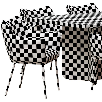 Coco Republic St James Dining Chair and Como Rectangular Table — Ver 5