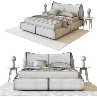 Dorelan D Sign Smooth bed by Enrico Cesana — Ver 2