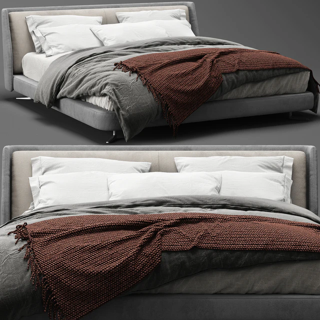 Minotti Spencer Bed — Скачать