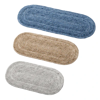 Natural Oval shape long Braided Jute Rug — Ver 3