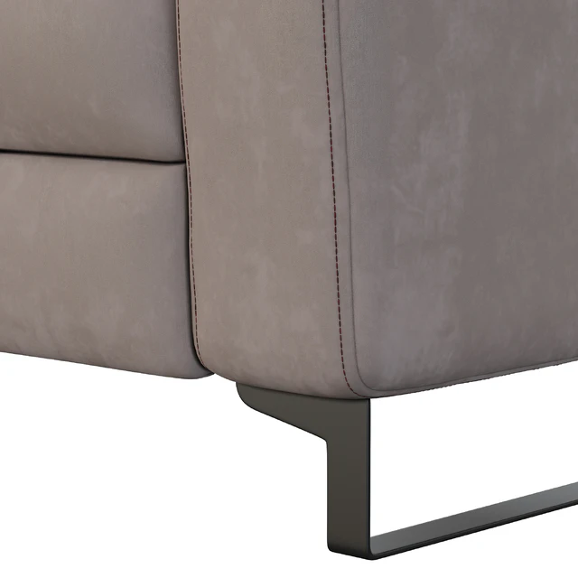 Curved cinema chair Lory Theater by Braccisofas — Download