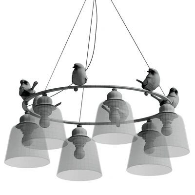 Подвесной светильник provence bird chandelier — Вид 7