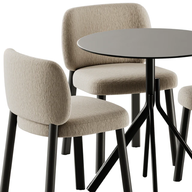 Bross Aretha Chair and Et al Main Table — Скачать