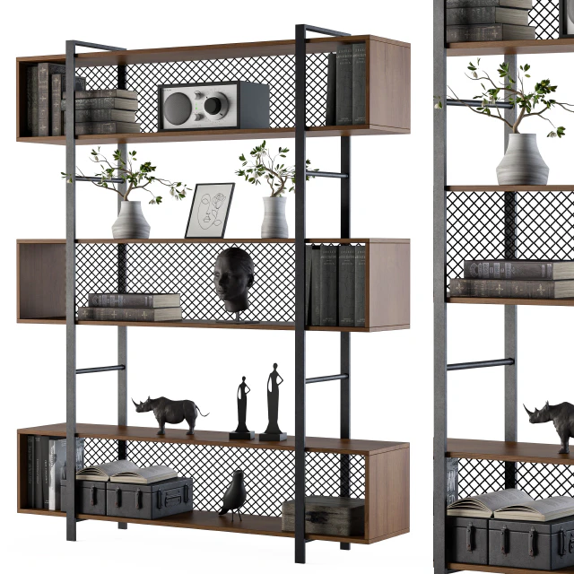Wood and Metal Rack — Descargar