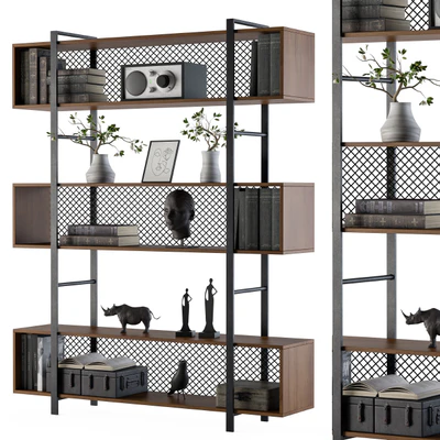 Wood and Metal Rack — Ver 1