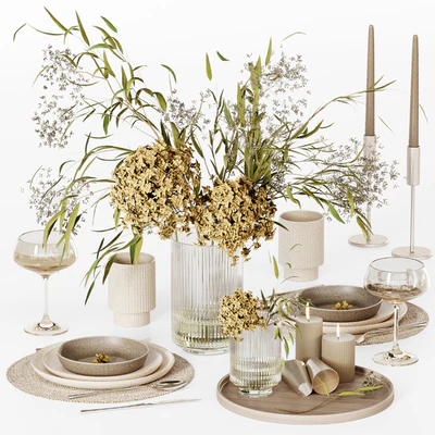 Kitchen tableware 020 (Vray) — Ver 1