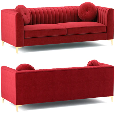 Isabelle Velvet Sofa Meridian Furniture — Вид 5