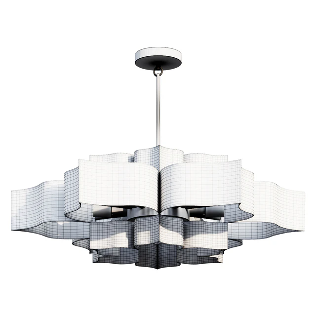 Люстра    GRAND LOTUS CHANDELIER SKU CH15325 BK      светильник — Скачать