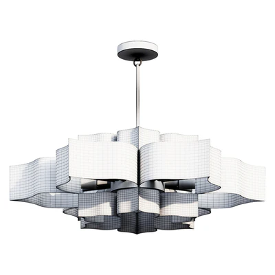 Люстра    GRAND LOTUS CHANDELIER SKU CH15325 BK      светильник — Вид 2