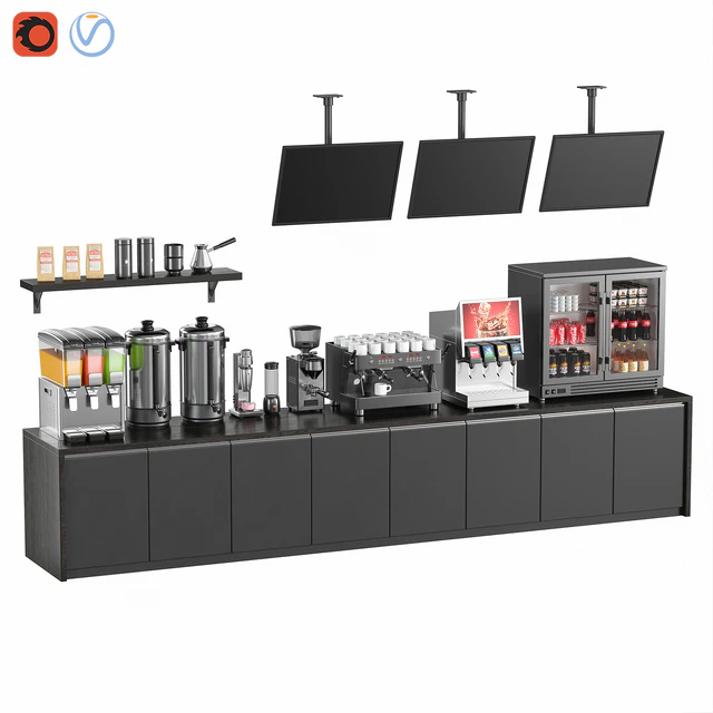 Cafe Equipment Set 4 — Descargar