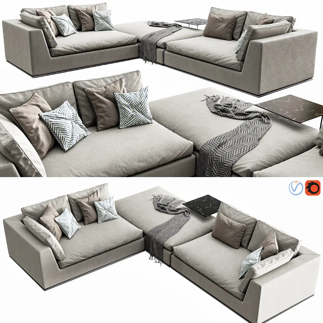 Minotti Hamilton Arrangement 03 — Descargar