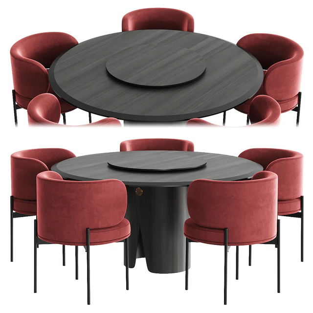 Gallotti&Radice Akiko + Manto Dinning Set 1 — Скачать