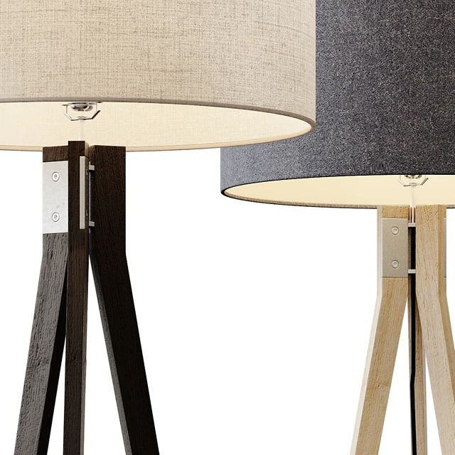 Folk Tripod Floor Lamp — Descargar