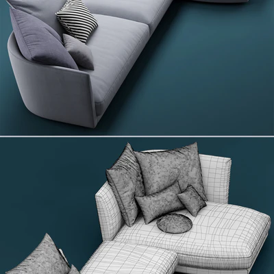 Sofa ROLF BENZ TONDO — Ver 2