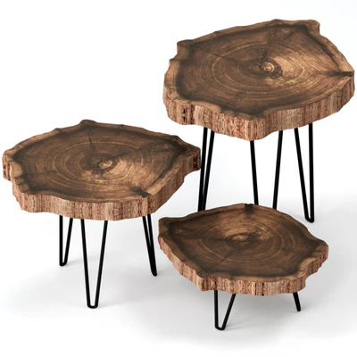 Slab coffee tables. — download