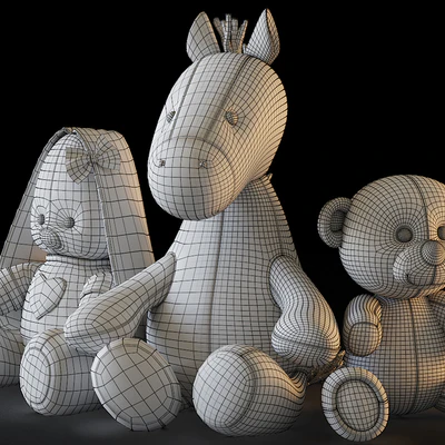 Three plush toys — Ver 5