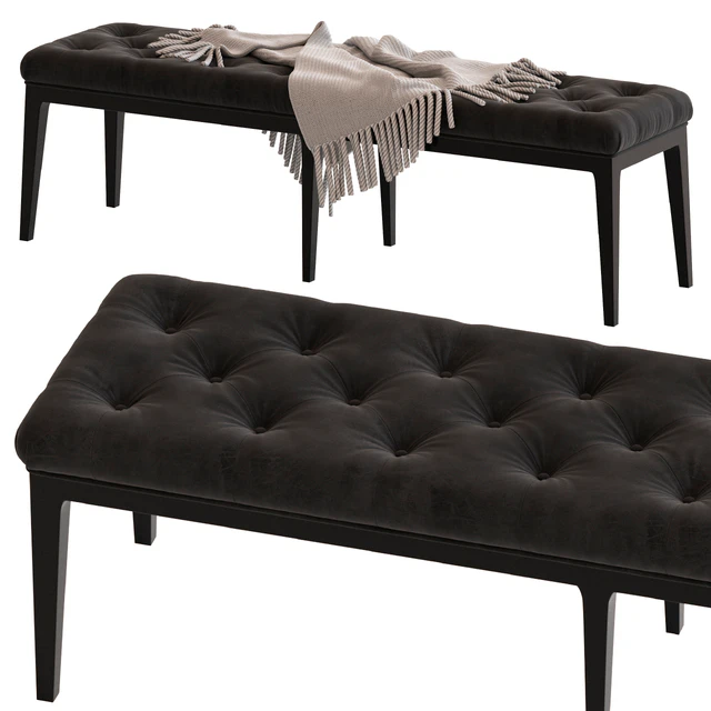 Coco Republic Piccadilly Tufted Bench — Скачать