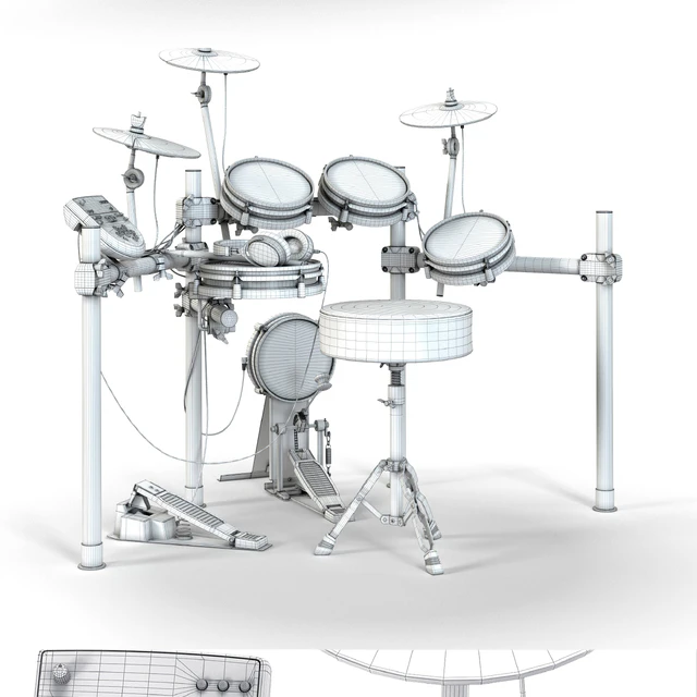 Барабанная установка ALESIS surge mesh kit. Музыкальный инструмент — Скачать