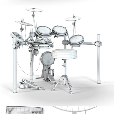 Барабанная установка ALESIS surge mesh kit. Музыкальный инструмент — Вид 6