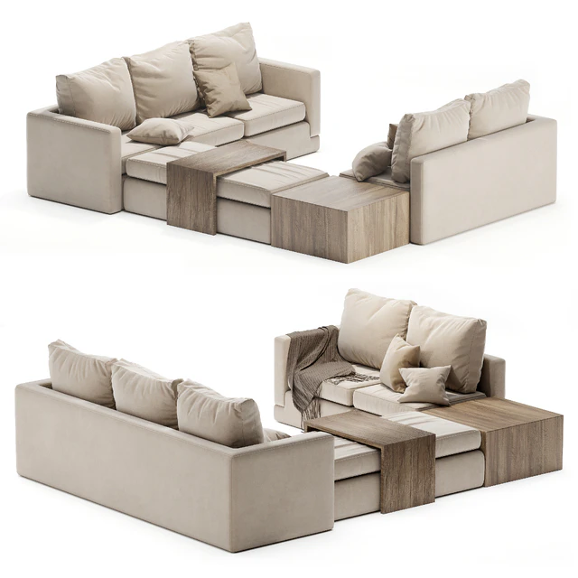 Minotti sofa cream — Descargar