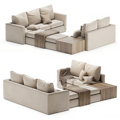 Minotti sofa cream — Ver 1