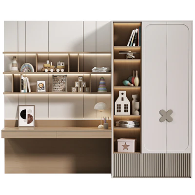 Children's wardrobe in a modern style — View 3