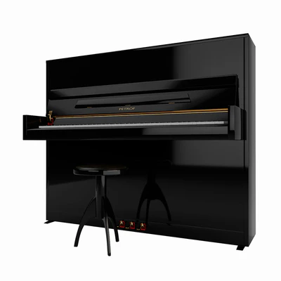 Piano PETROF P 118 S1, Piano chair Discacciati — Ver 7
