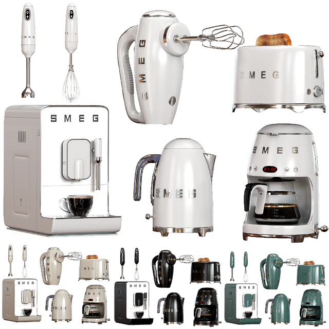 Set of kitchen appliances SMEG 02 — Descargar