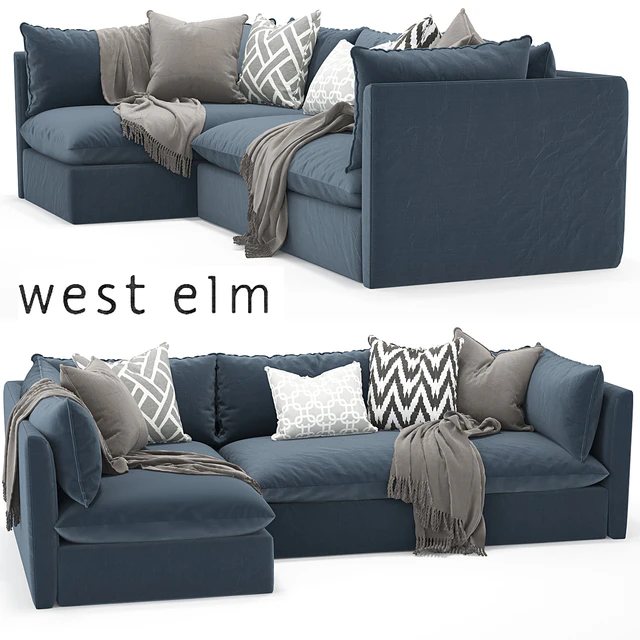 west elm  Shelter Sectional sofa — Скачать