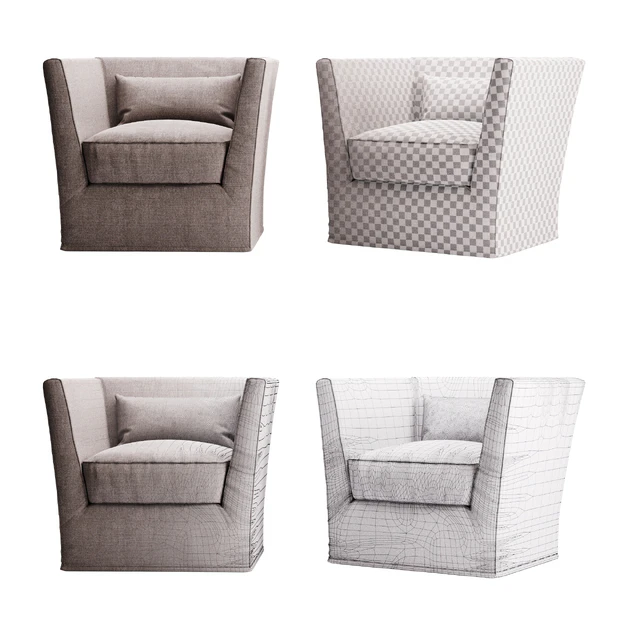 Meridiani Queen armchair — Descargar
