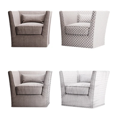 Meridiani Queen armchair — Ver 2