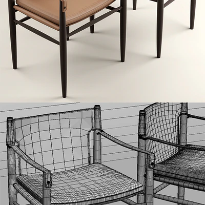 Стол и стулья Trussardi Casa Saddle Chair — Вид 3