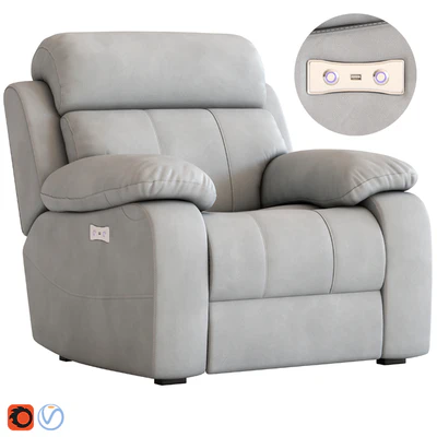 Armchair with foot lift — Ver 1