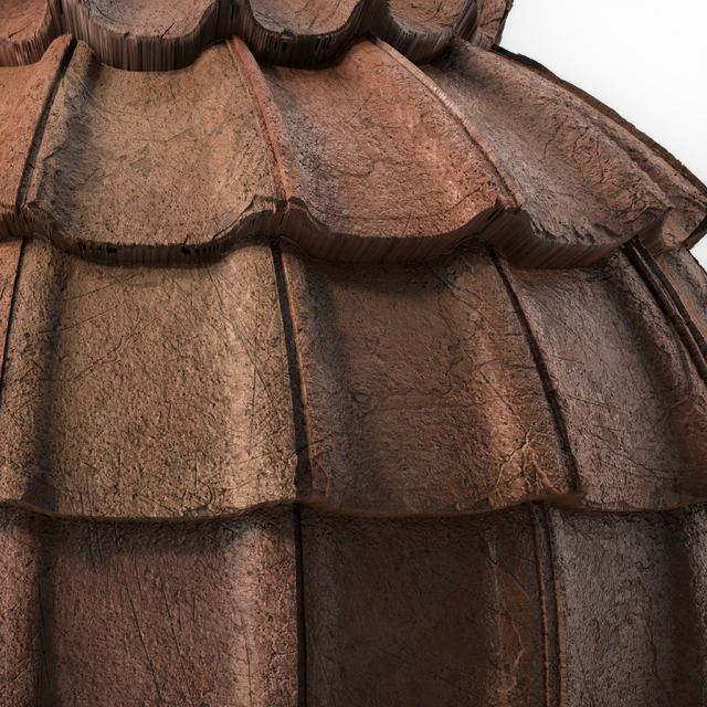 Roof Tile Materials 49- Concrete Roofing by Sbsar generator | Seamless, Pbr, 4k — Скачать