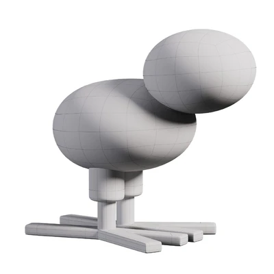 Creative Bird Stool — Вид 3