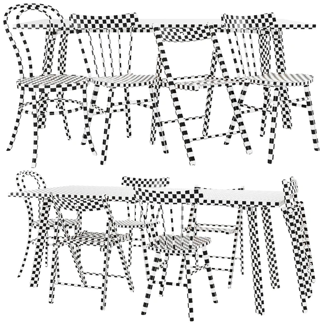 IKEA table and chair set 01 — Descargar