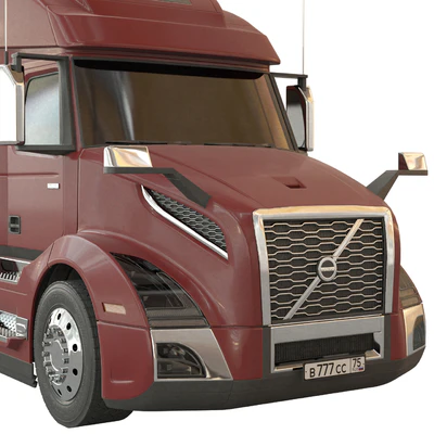 Volvo VNL Vinyl 760 Santa Tractor Truck — Вид 6