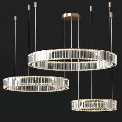 Roma Crystal Ring Chandelier — Ver 1