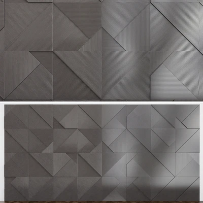 Alivio Stripes 3D Gypsum Panels — Descargar