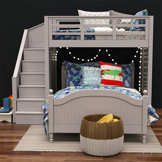 Catalina Stair Loft Bed & Lower Bed Set by Pottery Barn Kids — Descargar