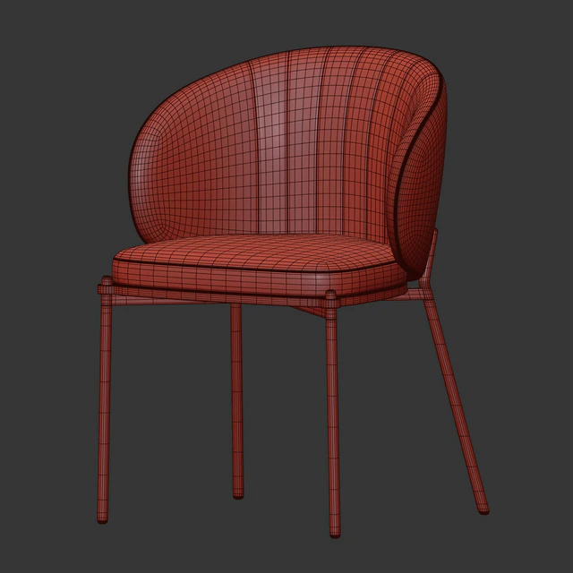 Shell Back Dining Chair — Скачать