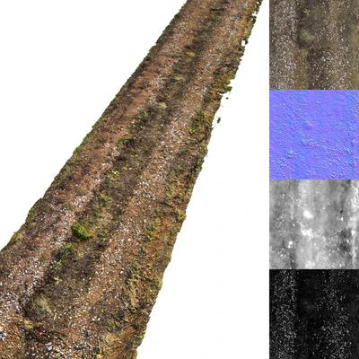 Dirt road material 03 — Ver 4