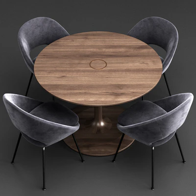 West Elm Dinning Set 8 — Ver 2