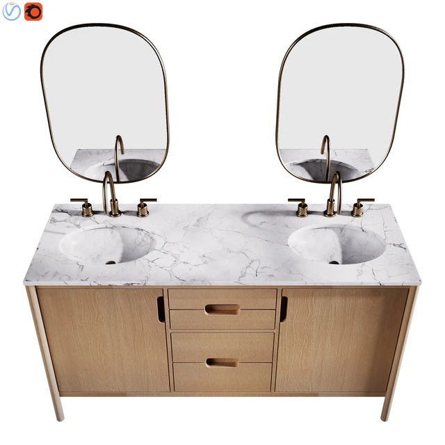 Manzanita 60 Double Sink Vanity — Скачать