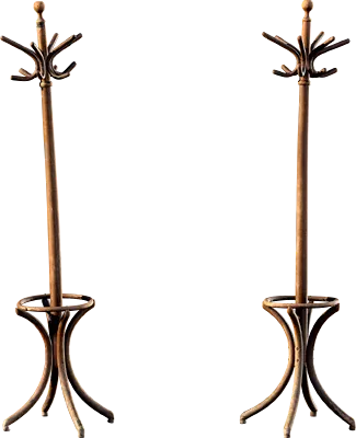 wooden standing coat hanger 001 — Скачать