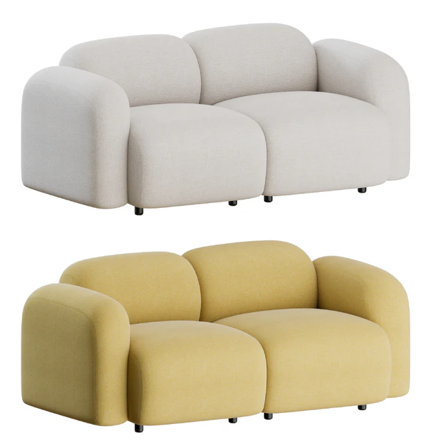 Swell Sofa 2 Seater by Normann Copenhagen — Descargar