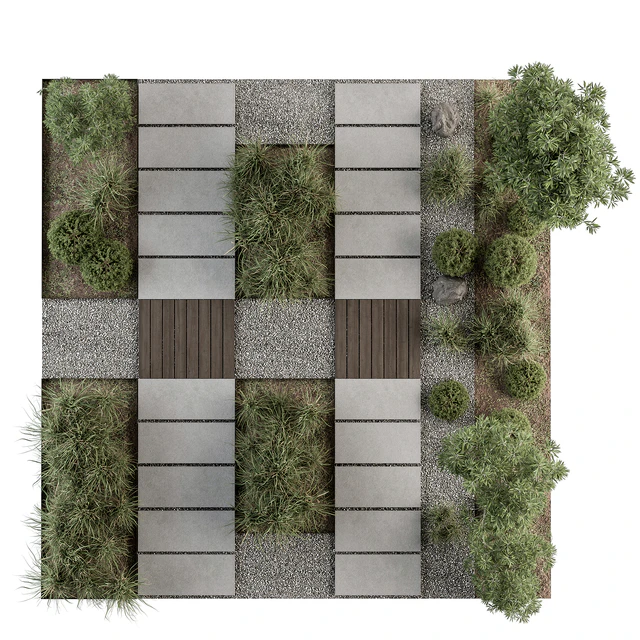 Urban Furniture / Architecture Environment with Plants- Set 67 — Descargar